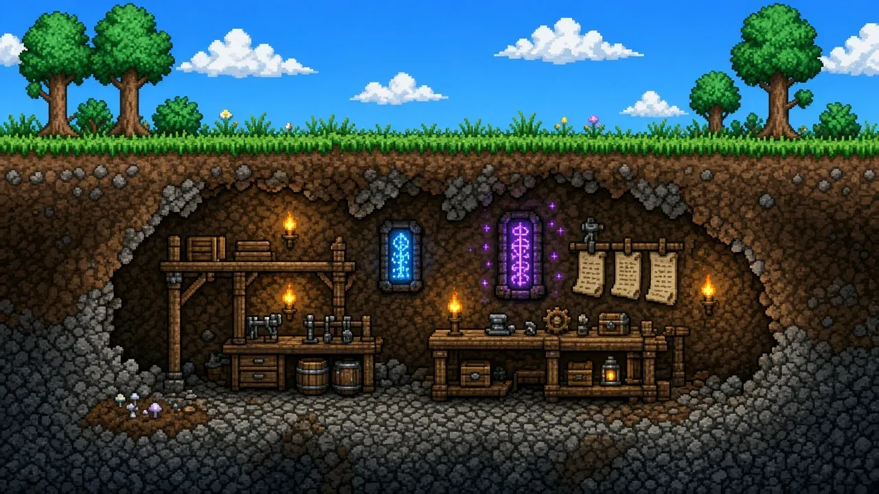 O que dá para fazer no console do servidor de Terraria